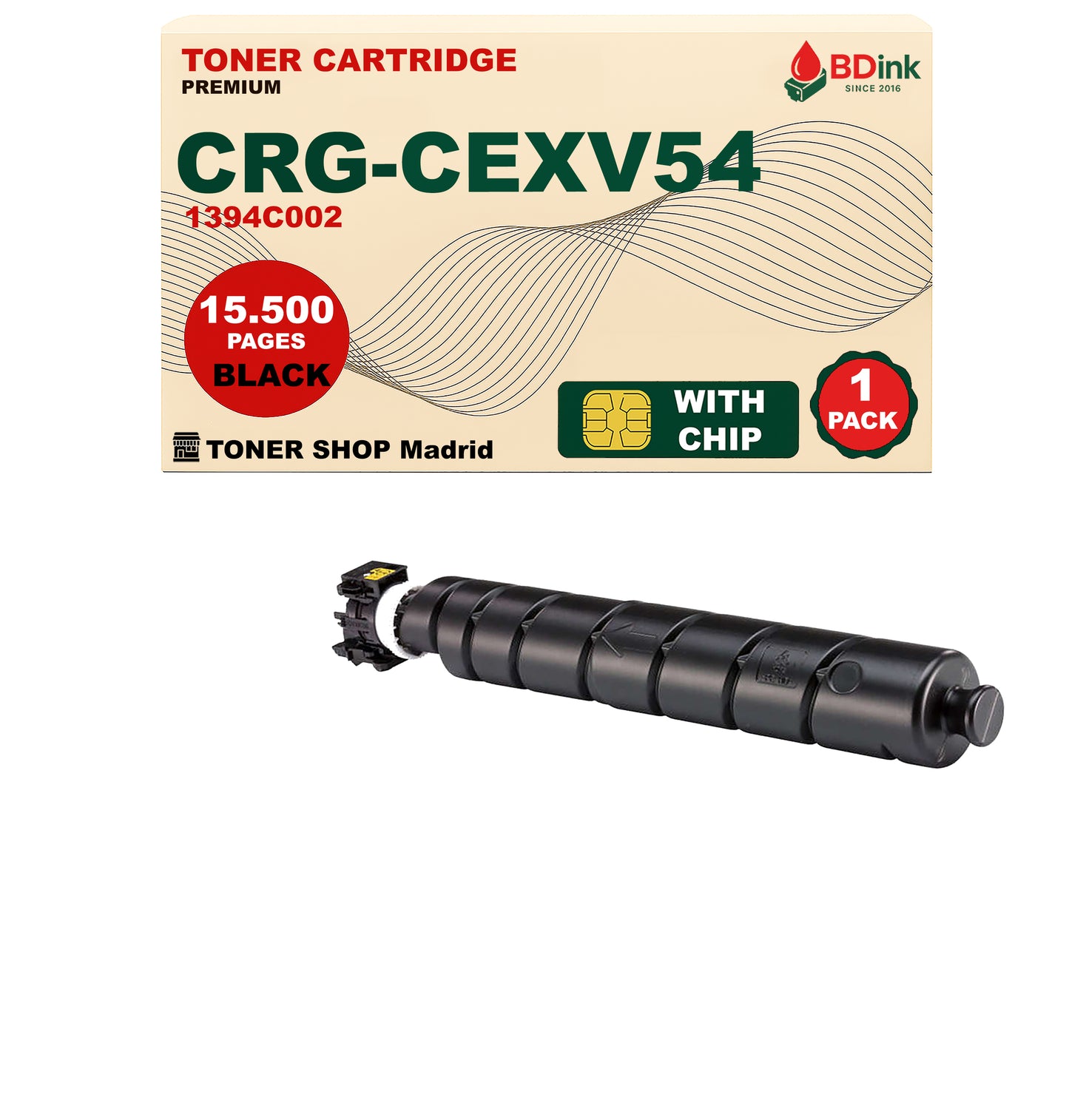 BDink Tóner Compatible Canon C-EXV54 (CMYK 4 Pack)