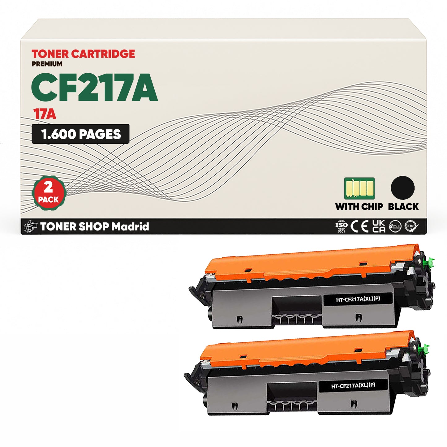 BDink Cartucho Tóner Compatible HP 17A / CF217A Negro