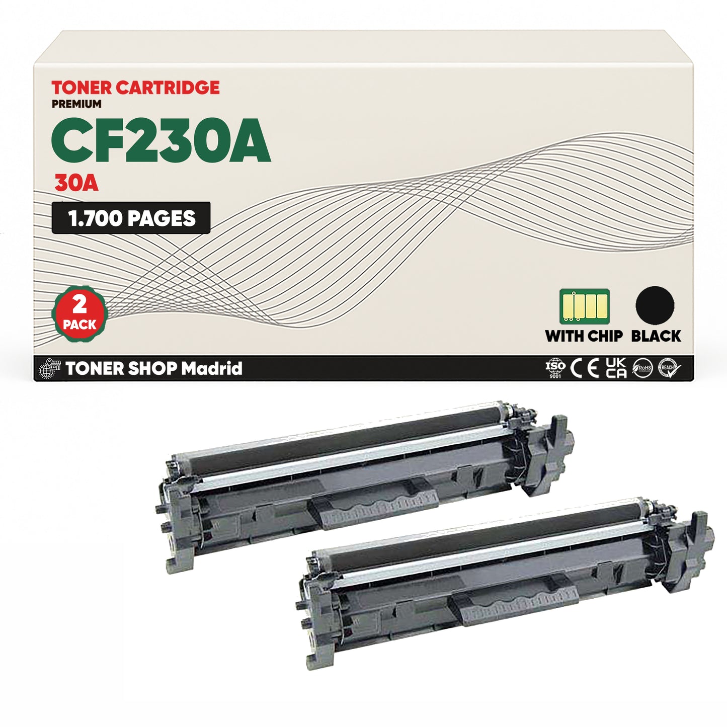 BDink Cartucho Tóner Compatible HP 30A / CF230A Negro