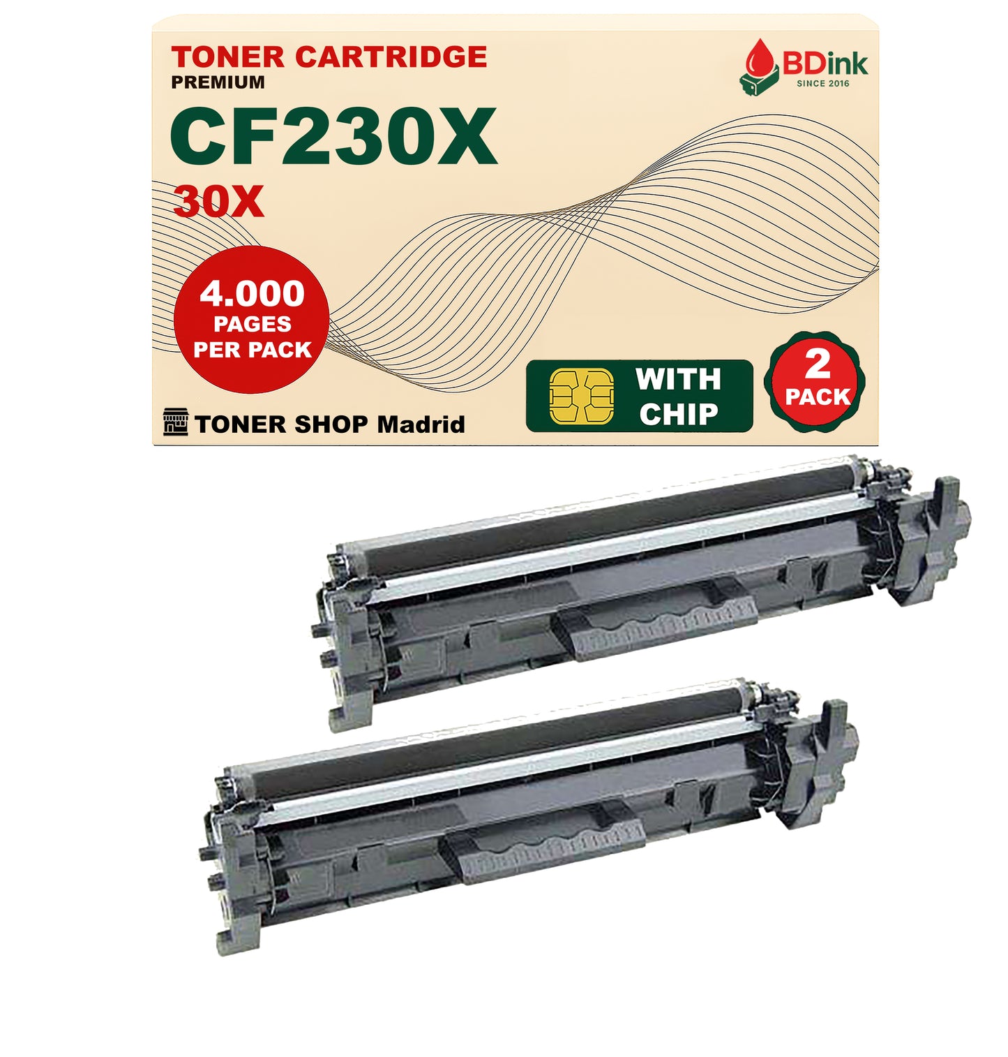 BDink Cartucho Tóner Compatible HP 30X / CF230X Negro