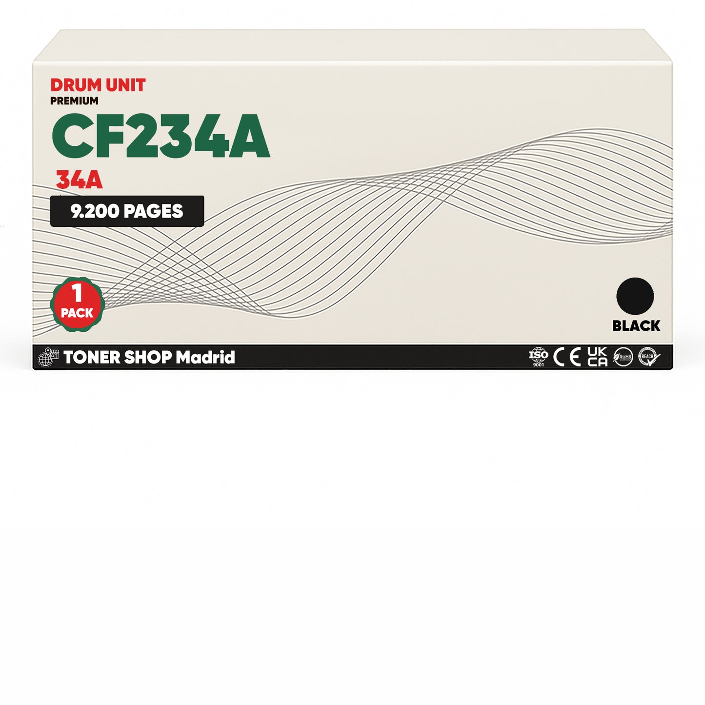 BDink Tambor de Imagen Compatible HP CF234A - Reemplaza 34A (Drum)