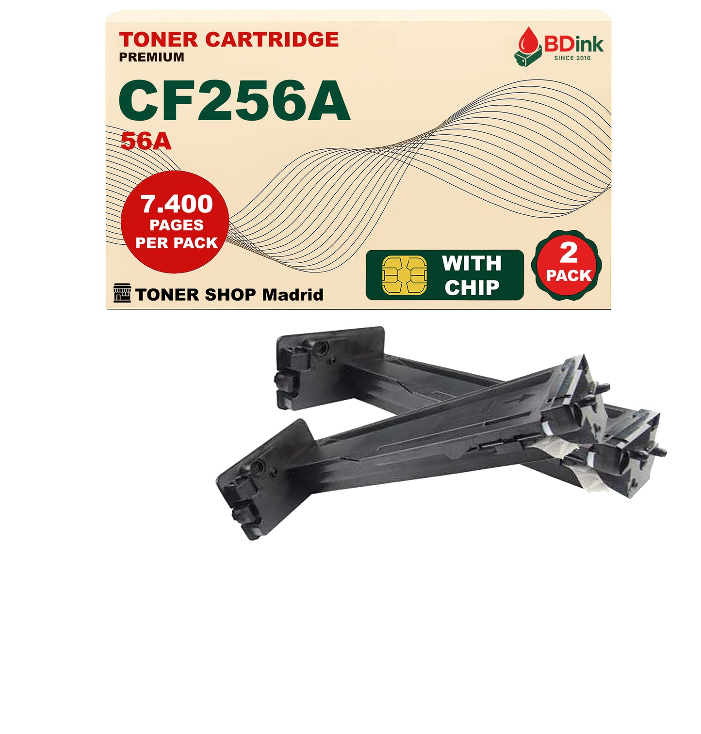 BDink Cartucho Tóner Compatible HP 56A / CF256A Negro