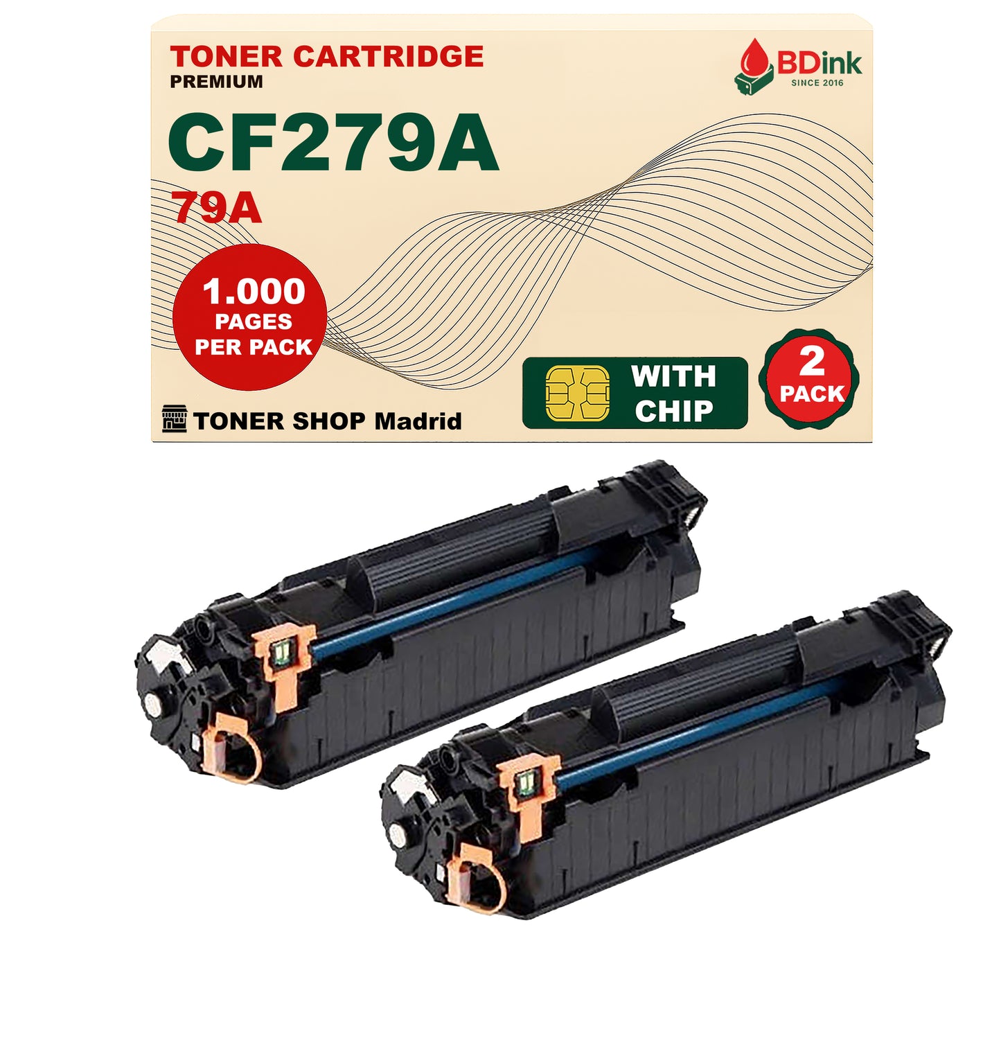 BDink Cartucho Tóner Compatible HP 79A / CF279A Negro