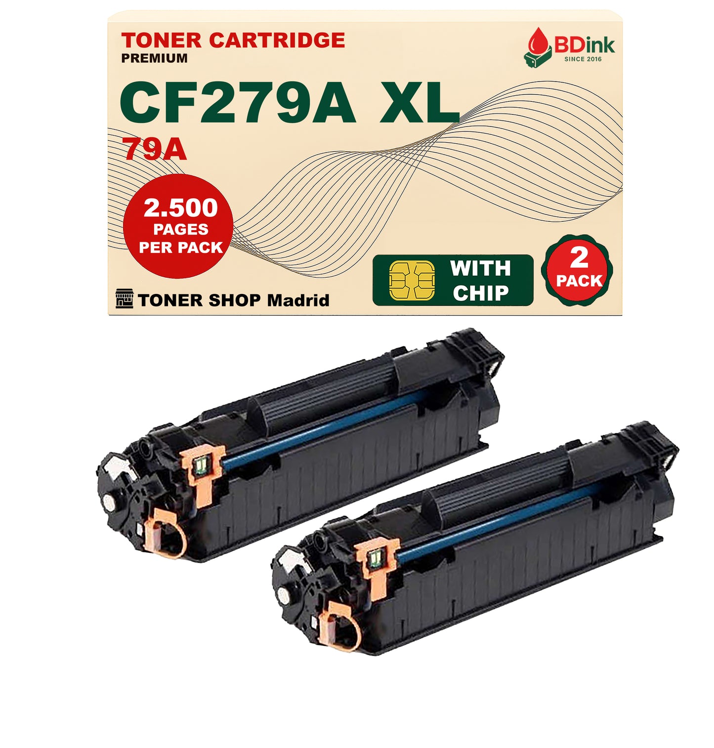 BDink Cartucho Tóner Compatible HP 79A / CF279A XL Negro