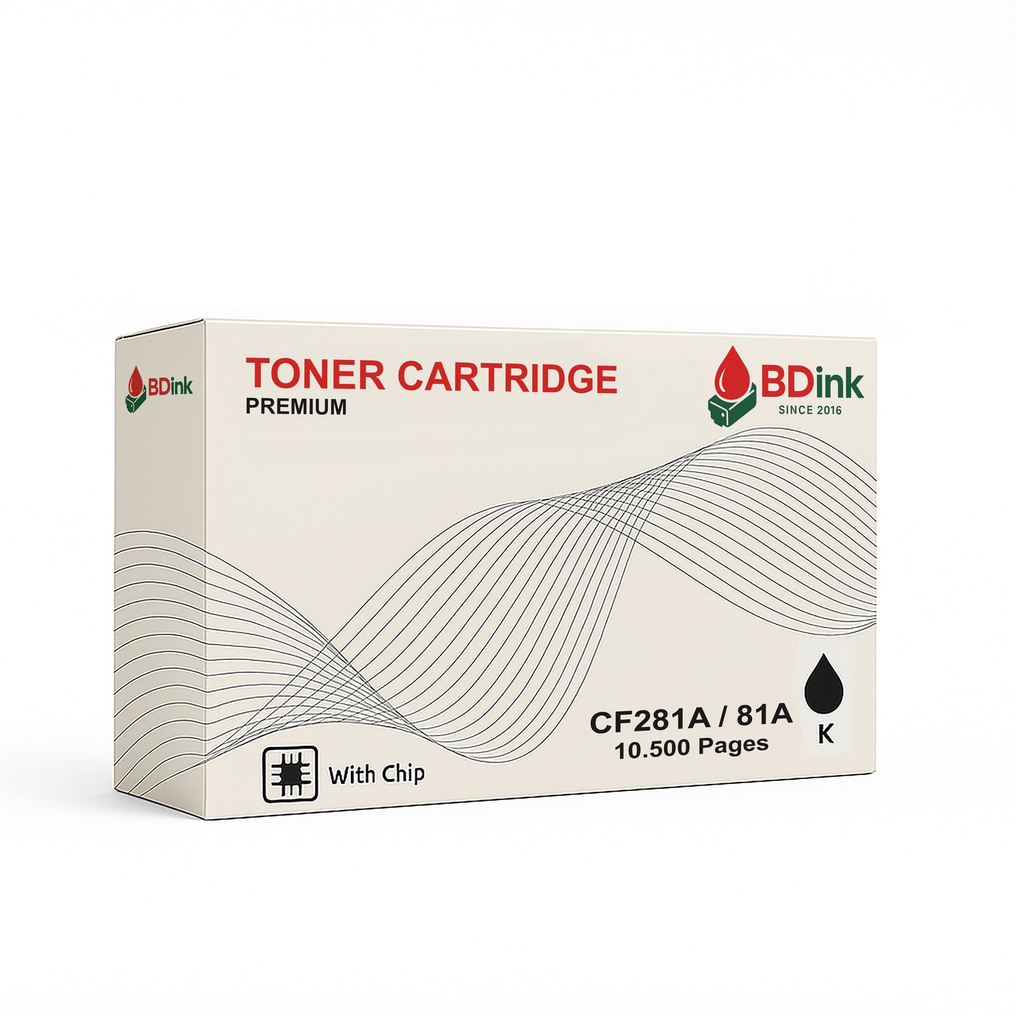 BDink Tóner Compatible HP CF281X CF281A 81X 81A Negro con Chip para M604dn M605dn M606dn MFP M630dn M630f | Alta capacidad hasta 25.000 páginas y rendimiento profesional para oficina