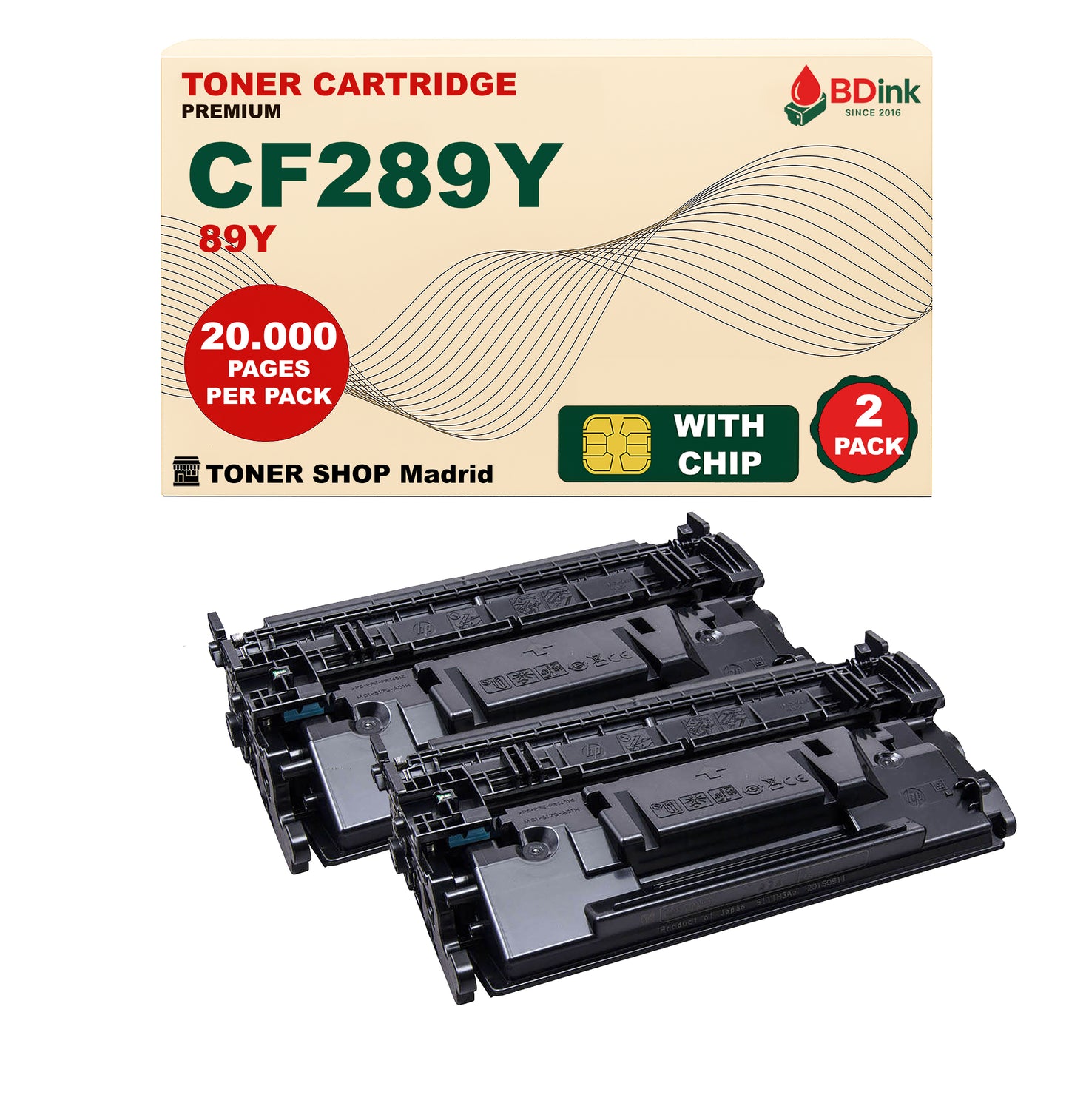 BDink Cartucho Tóner Compatible HP 89Y / CF289Y Negro