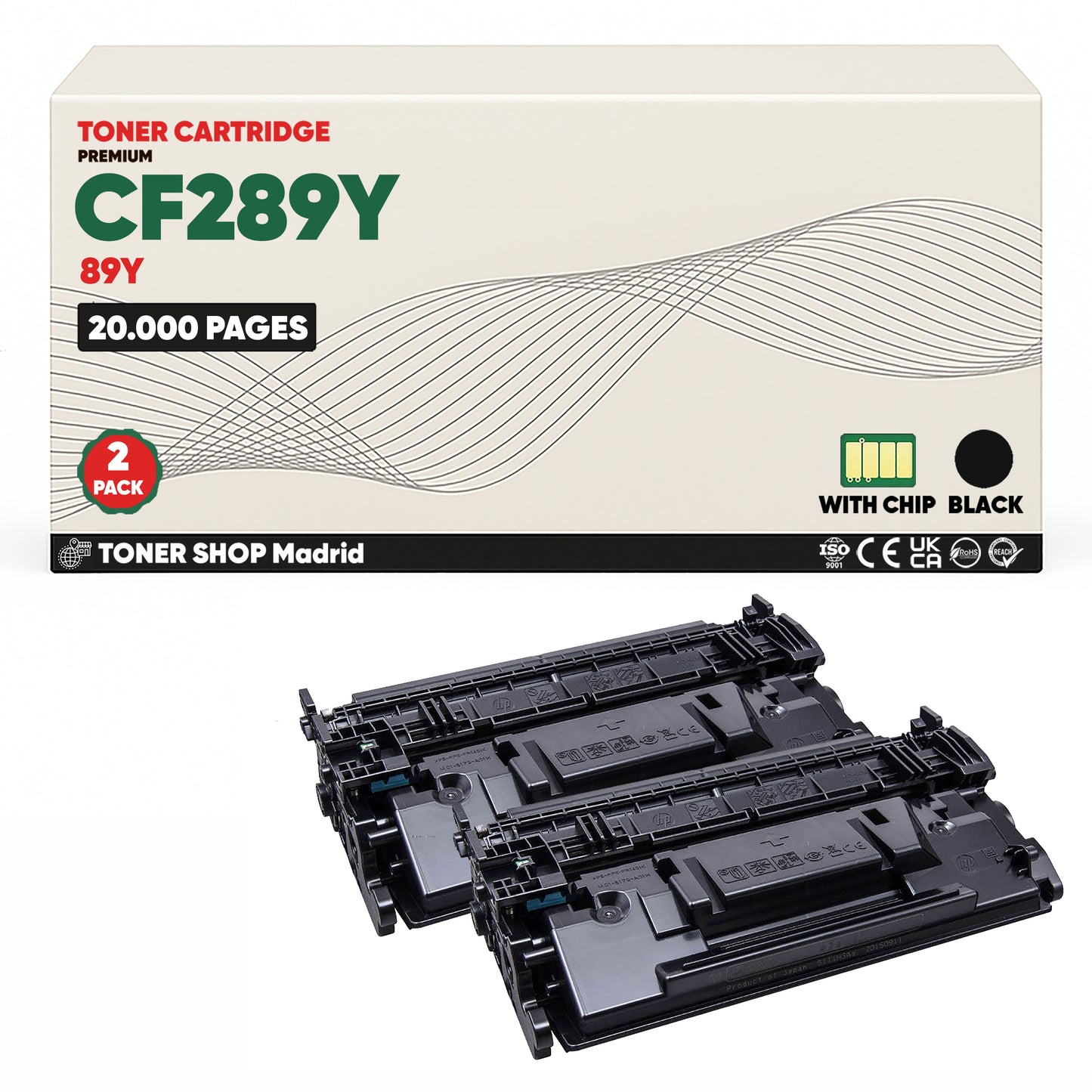 BDink Cartucho Tóner Compatible HP 89Y / CF289Y Negro