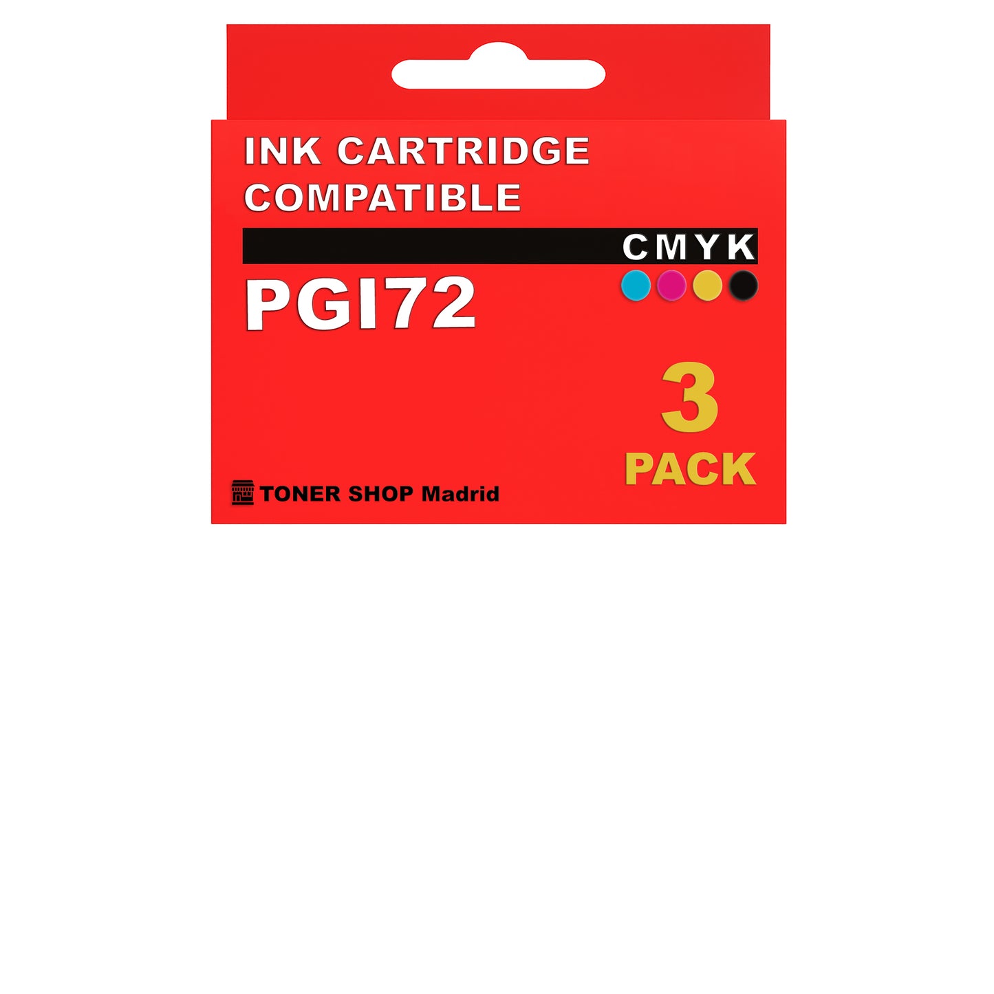 BDink Cartuchos Tinta Compatible con Canon PGI7 Negro y PGI9 Cyan/Magenta (Pack 3)