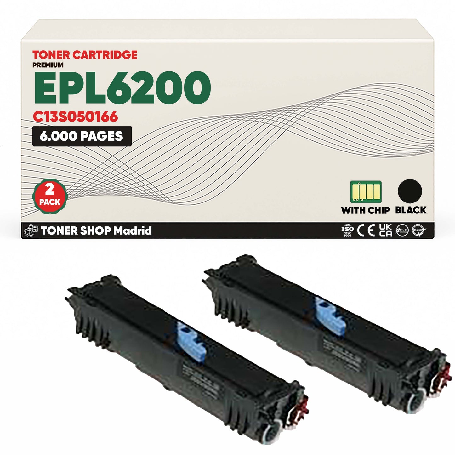BDink Tóner Compatible Epson EPL6200 Negro