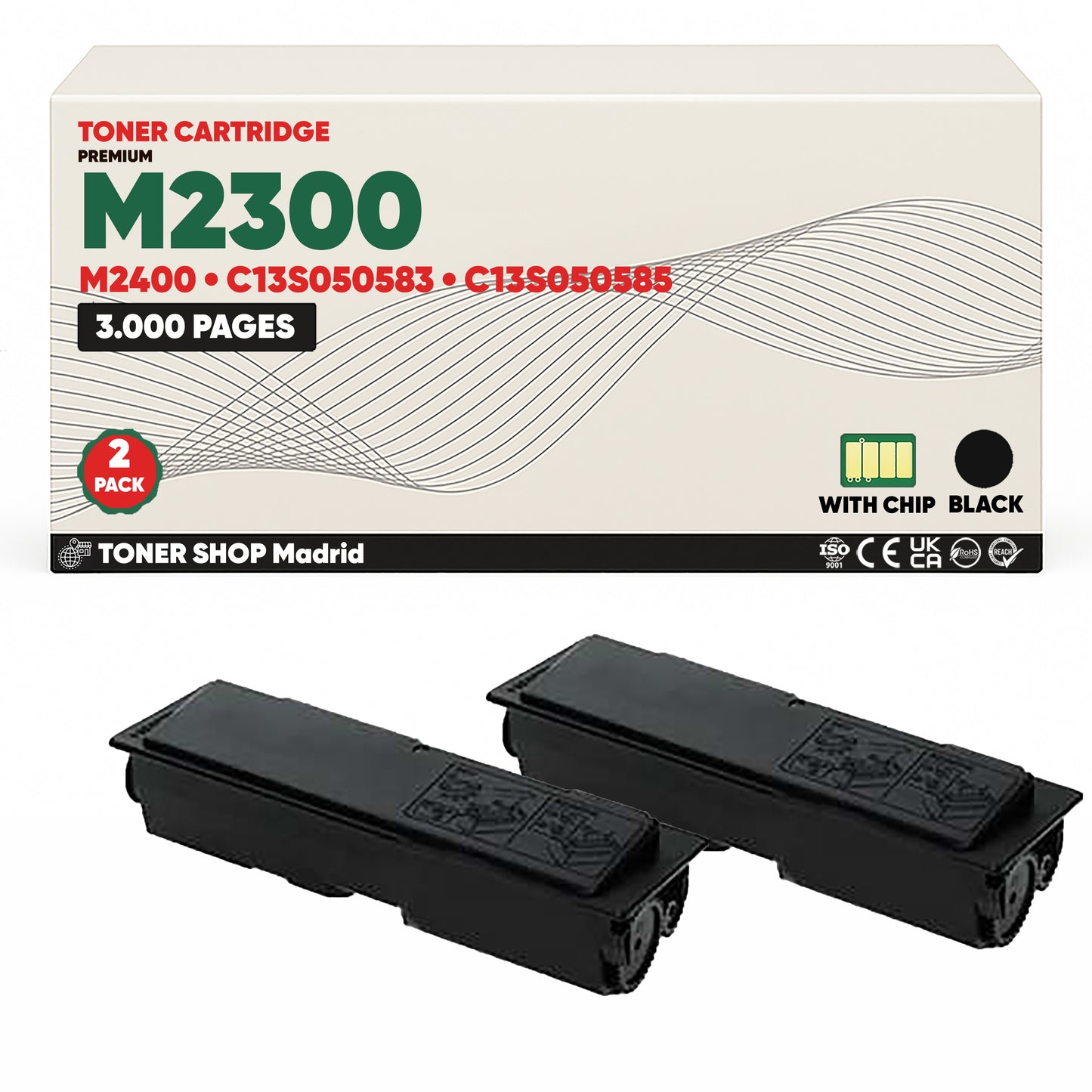 BDink Tóner Compatible Epson M2300/M2400 (Negro)