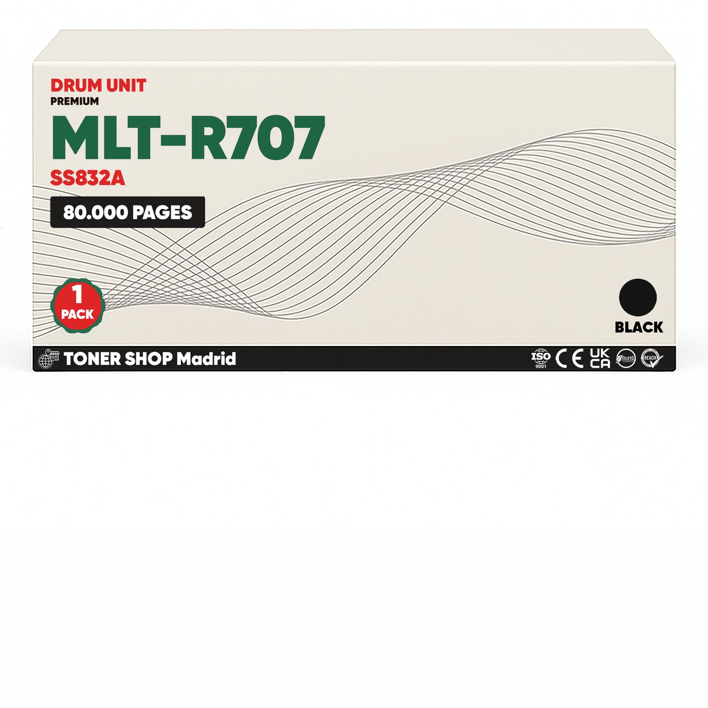 BDink Tambor de Imagen Compatible Samsung MLT-R707 Negro (Drum)