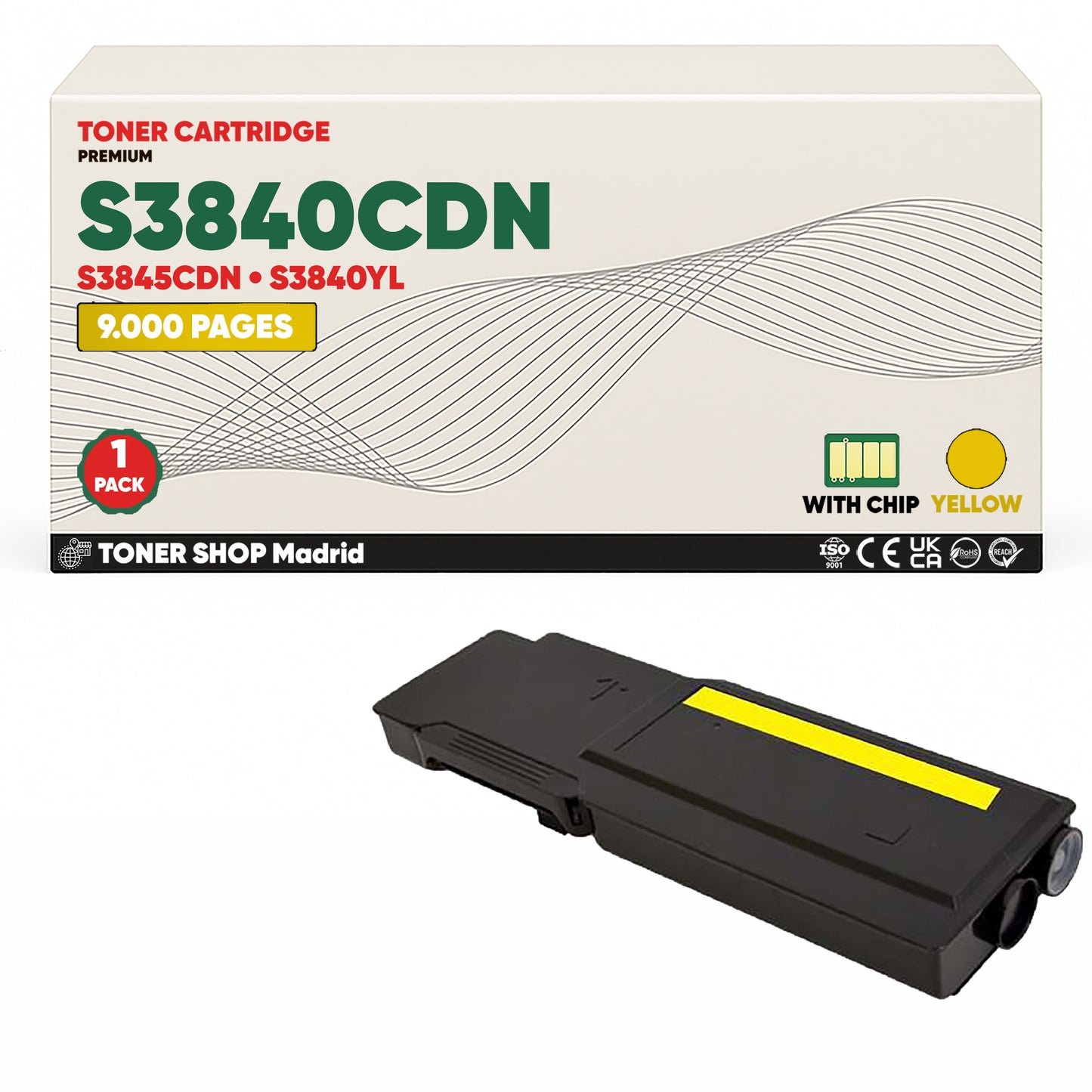 BDink Tóner Compatible Dell S3840CDN/S3845CDN (Pack 4 CMYK)