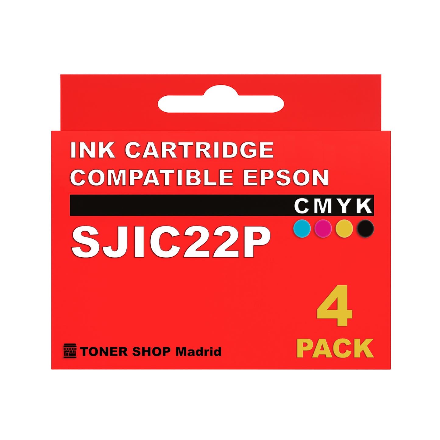 BDink Cartuchos Tinta Compatible Epson SJIC22P CMYK (Pack 4)