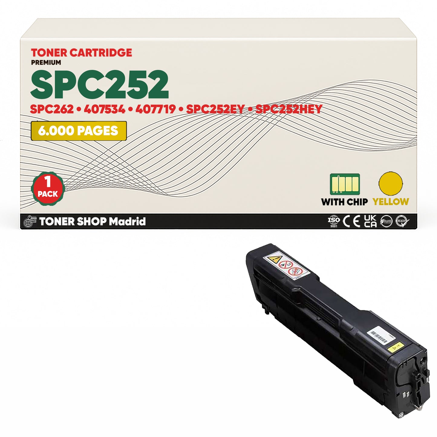 BDink Tóner Compatible Ricoh SPC252/SPC262 (Pack 4 CMYK) 407531-407719