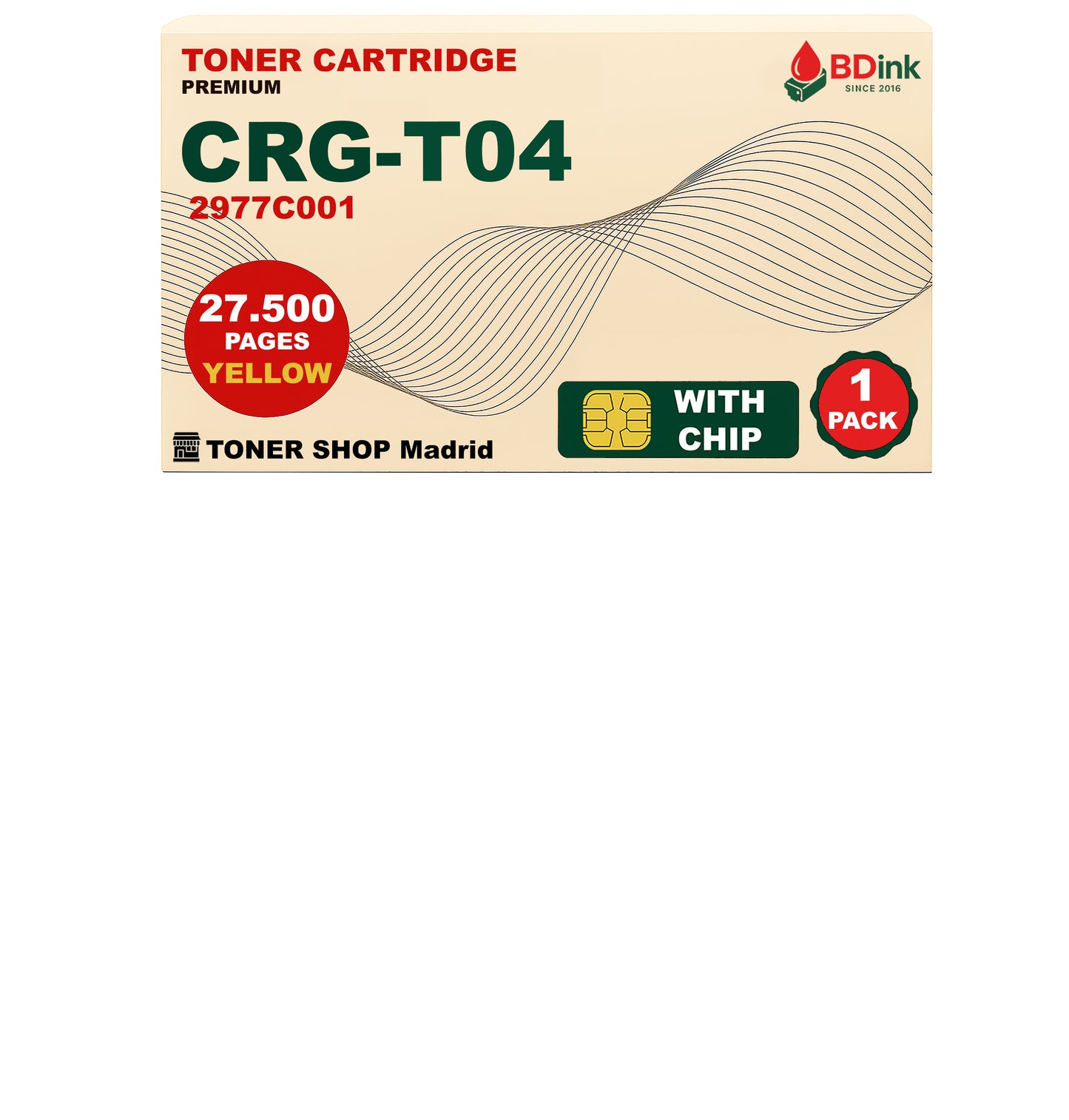 BDink Tóner Compatible Canon T04 (CMYK 4 Pack)