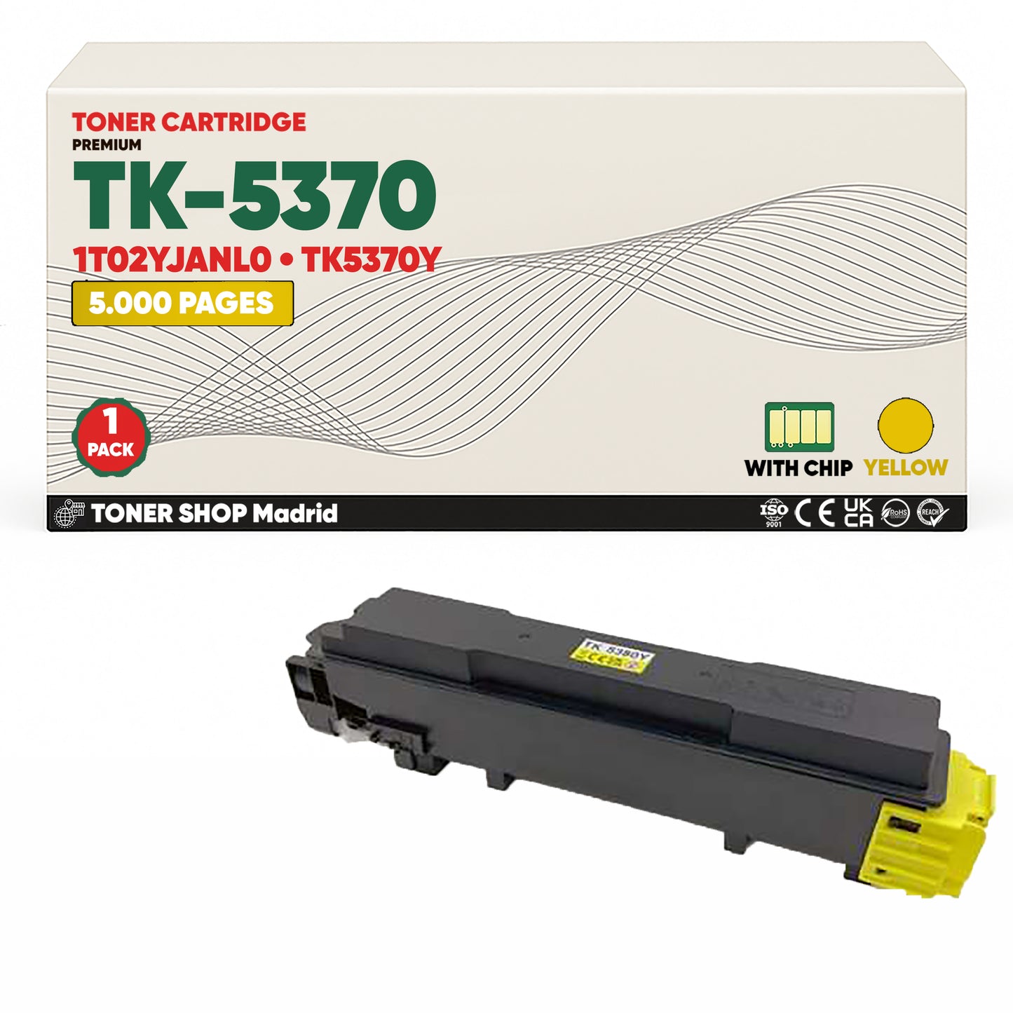 BDink Tóner Compatible Kyocera TK5370 (Pack 4 CMYK)