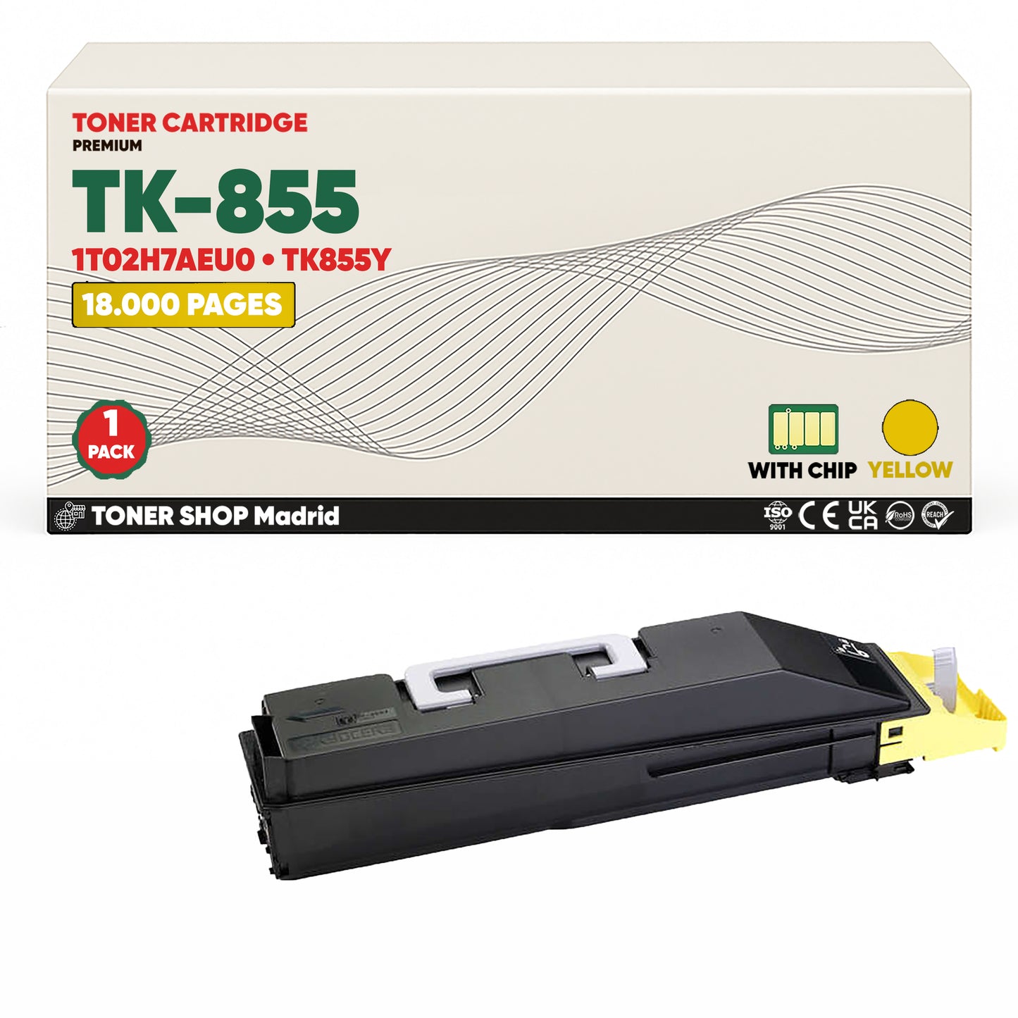 BDink Tóner Compatible Kyocera TK855 (Pack 4 CMYK)