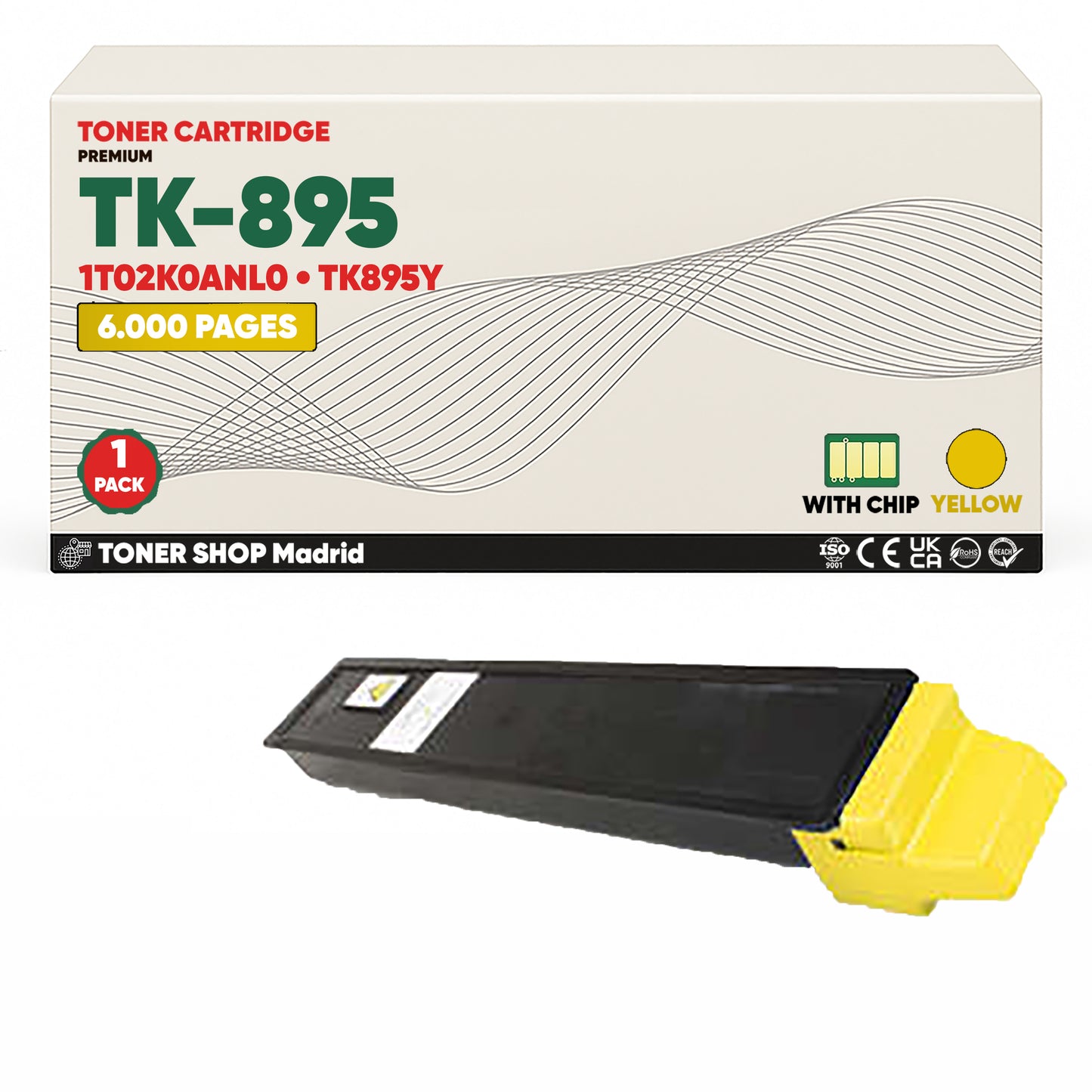 BDink Tóner Compatible Kyocera TK895 (Pack 4 CMYK)