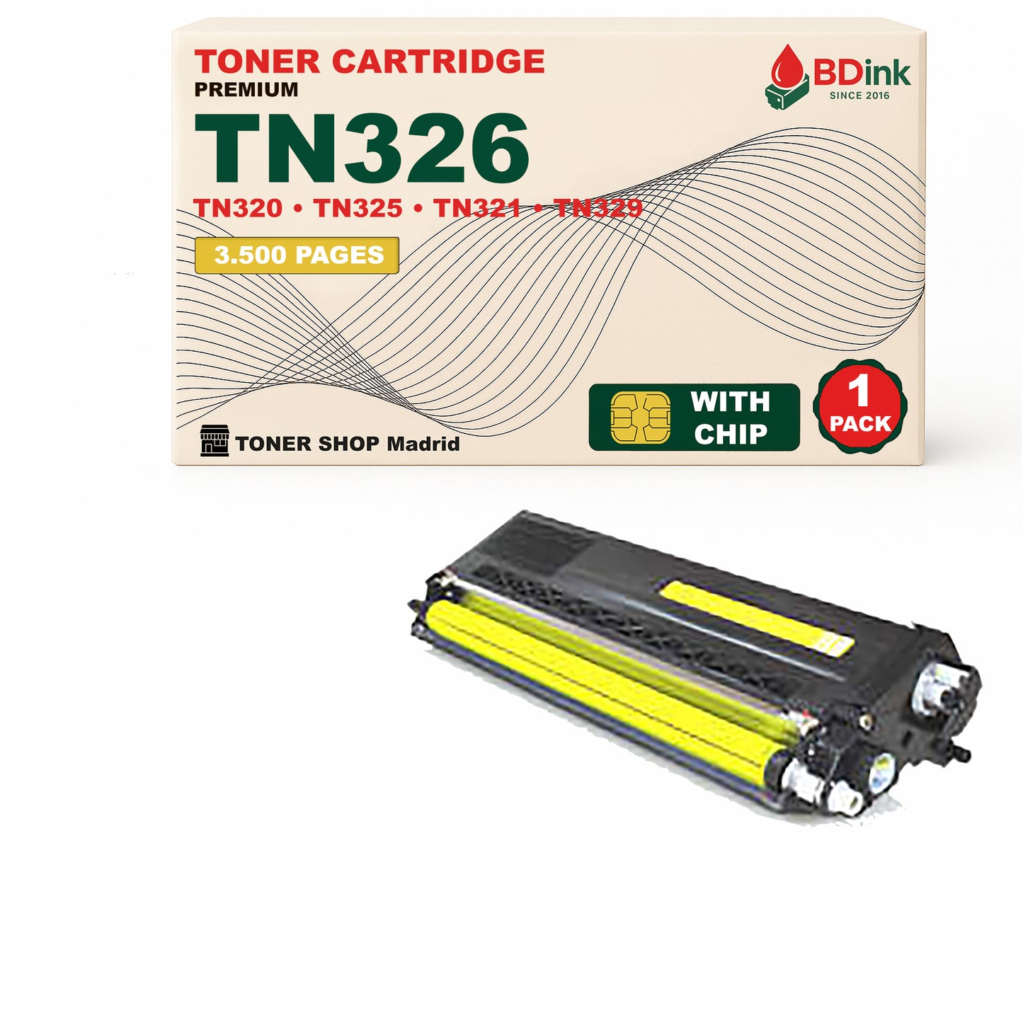 BDink Tóner Compatible Brother TN320 / TN321 / TN326 CMYK (Pack 4)