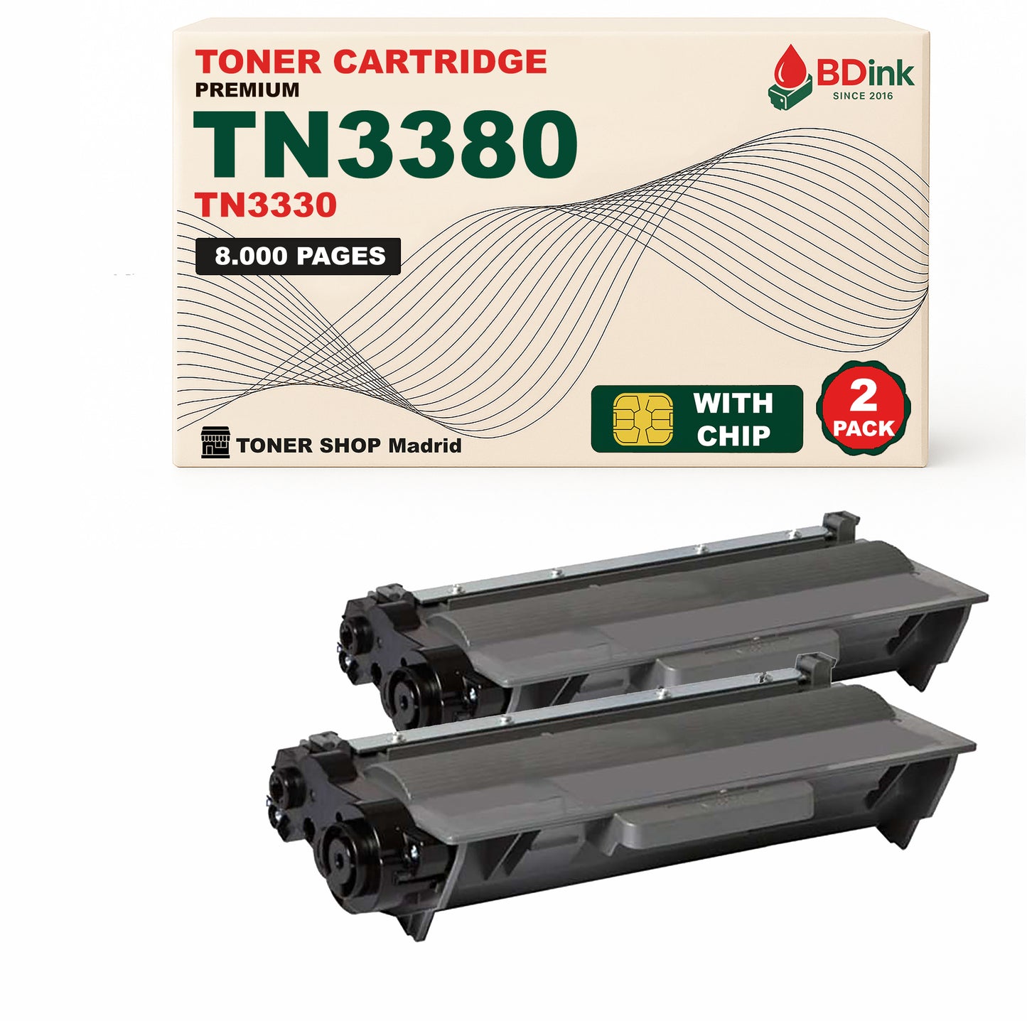 BDink Tóner Compatible Brother TN3330 / TN3380 Negro