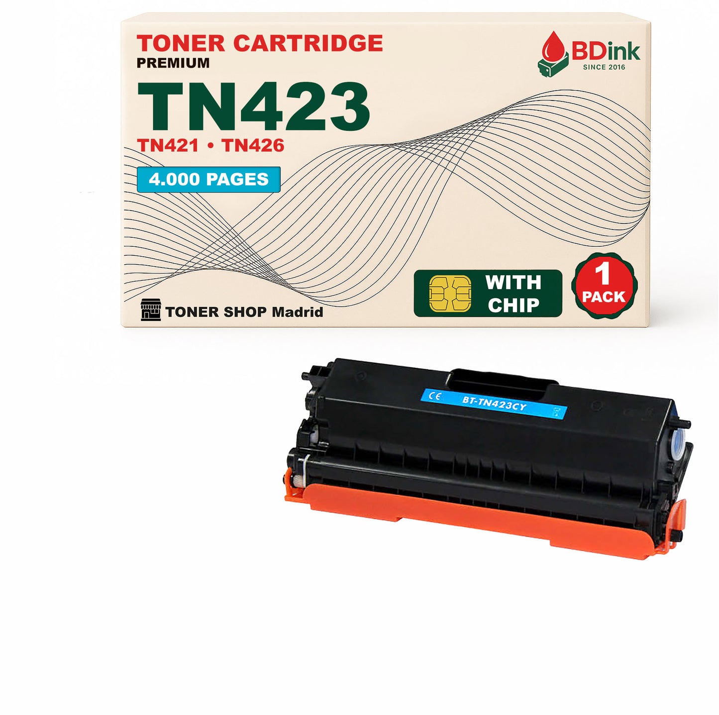BDink Tóners Compatibles TN421 / TN423 / TN426 Pack CMYK