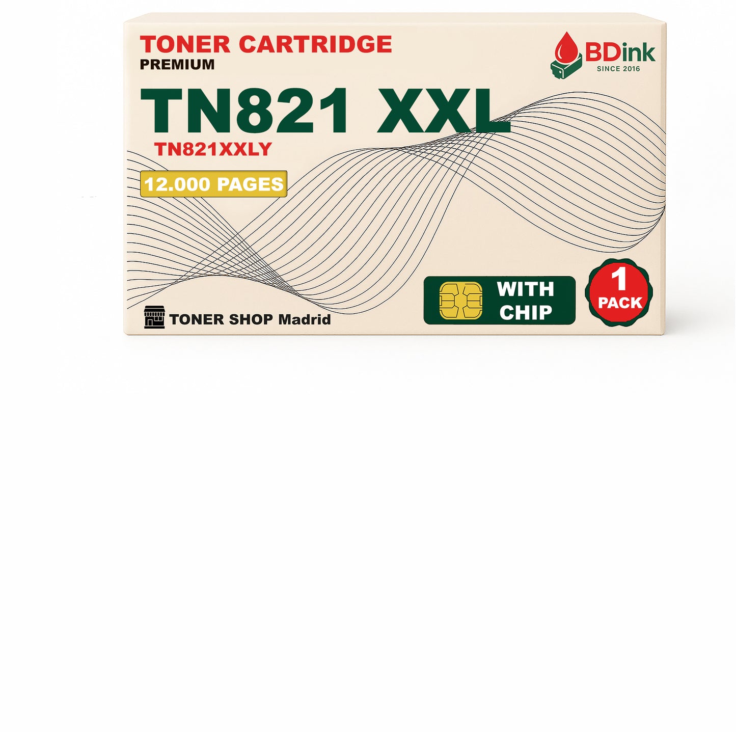 BDink Tóner Compatible Brother TN821XXL CMYK Pack 4