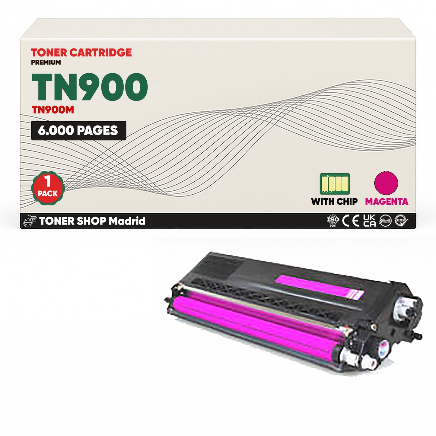 BDink Tóner Compatible Brother TN900 CMYK - Pack 4