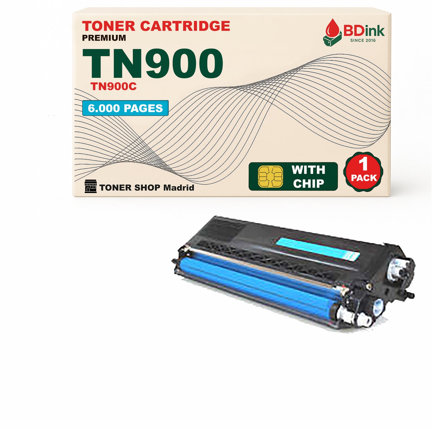 BDink Tóner Compatible Brother TN900 CMYK - Pack 4