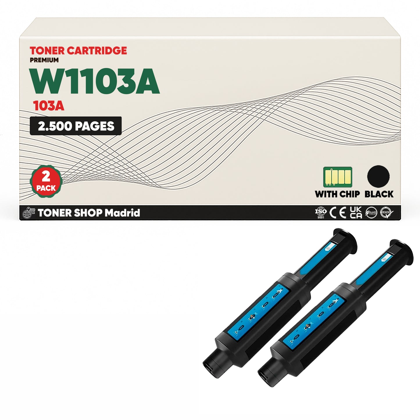 BDink Cartucho Tóner Compatible HP 103A Negro W1103A