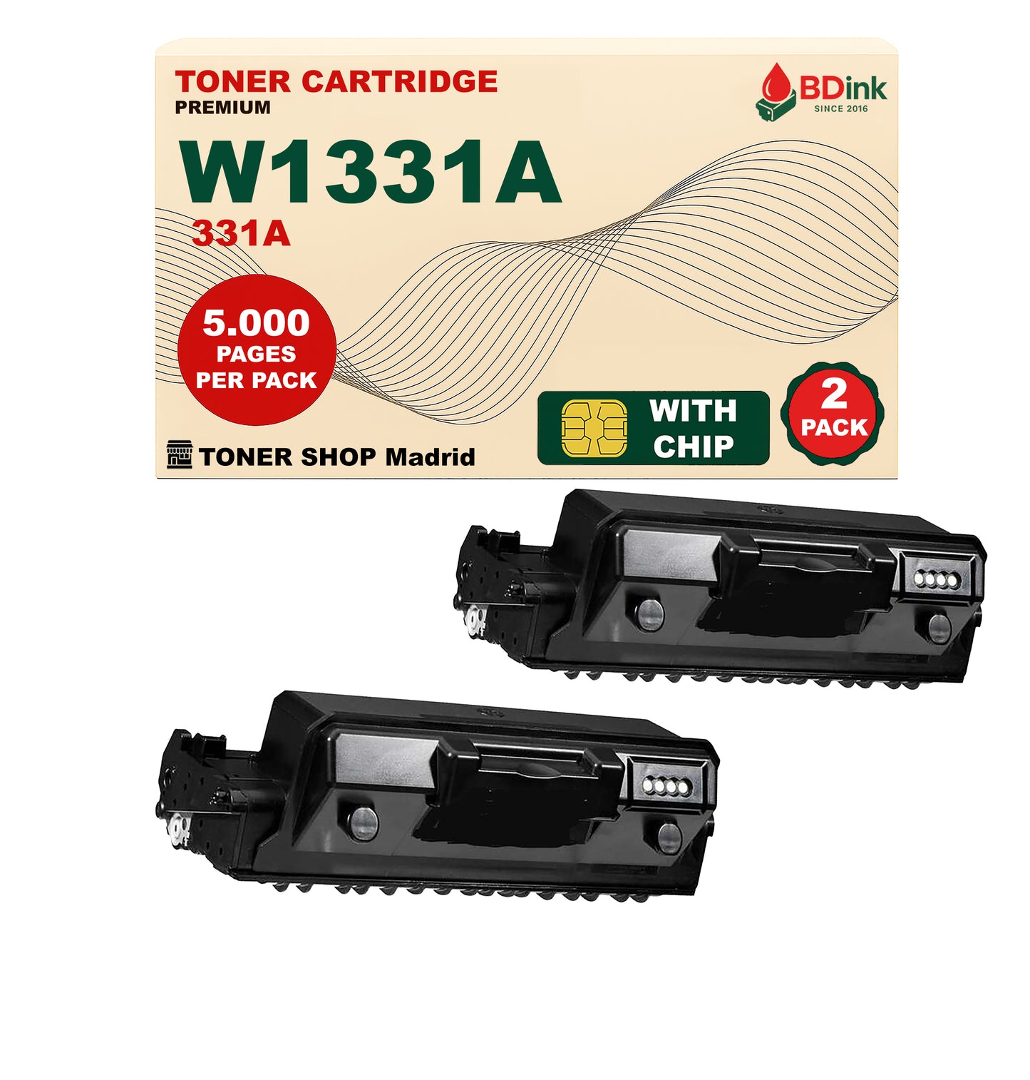 BDink Tóner Compatible HP 331A Negro W1331A