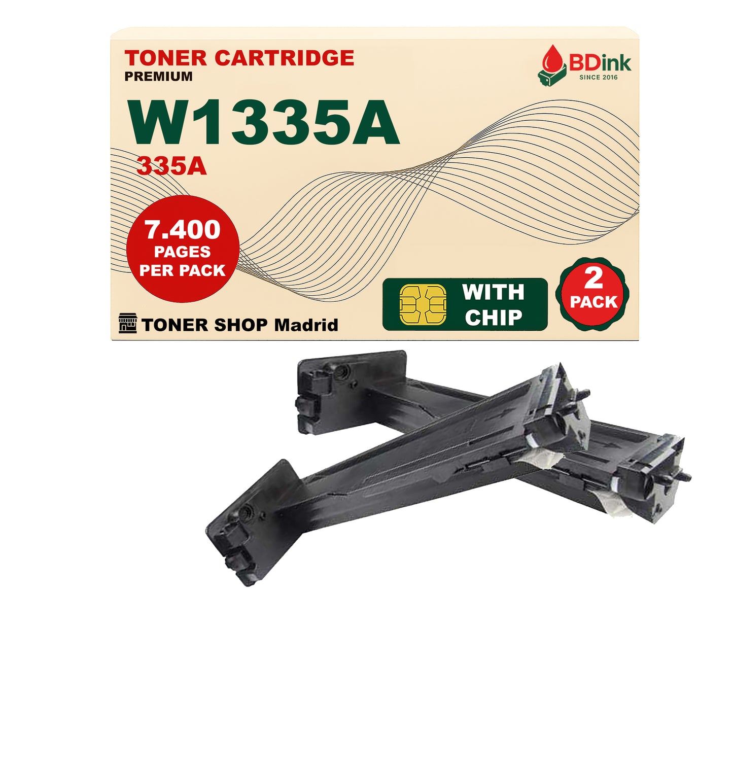 BDink Tóner Compatible HP 335A Negro W1335A