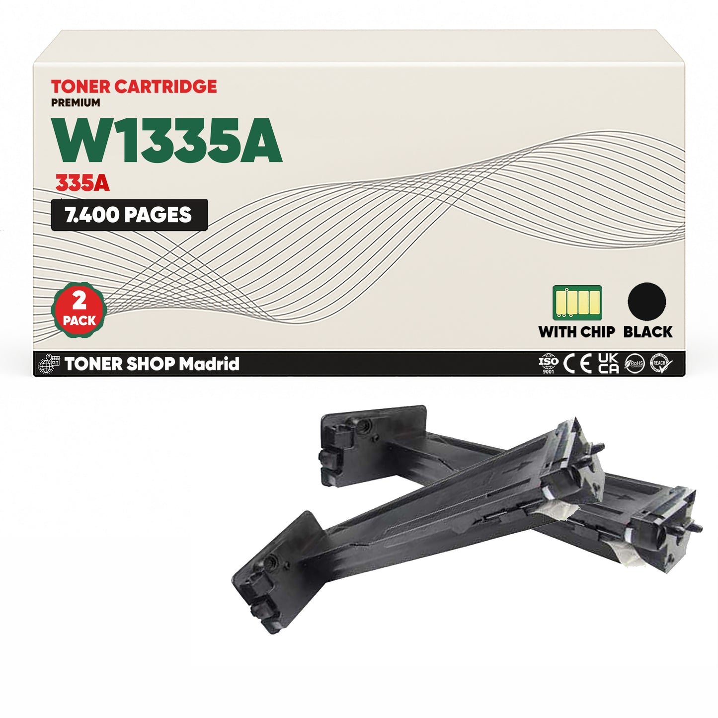 BDink Tóner Compatible HP 335A Negro W1335A