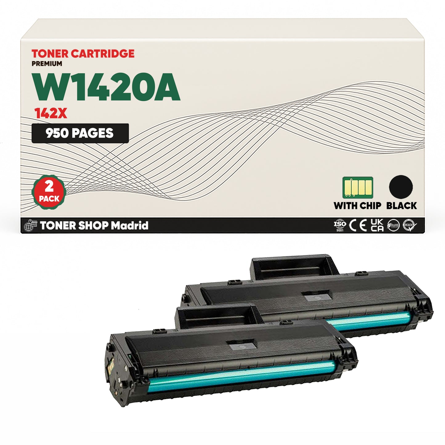 BDink Tóner Compatible HP 142A Negro W1420A (NO HP+)