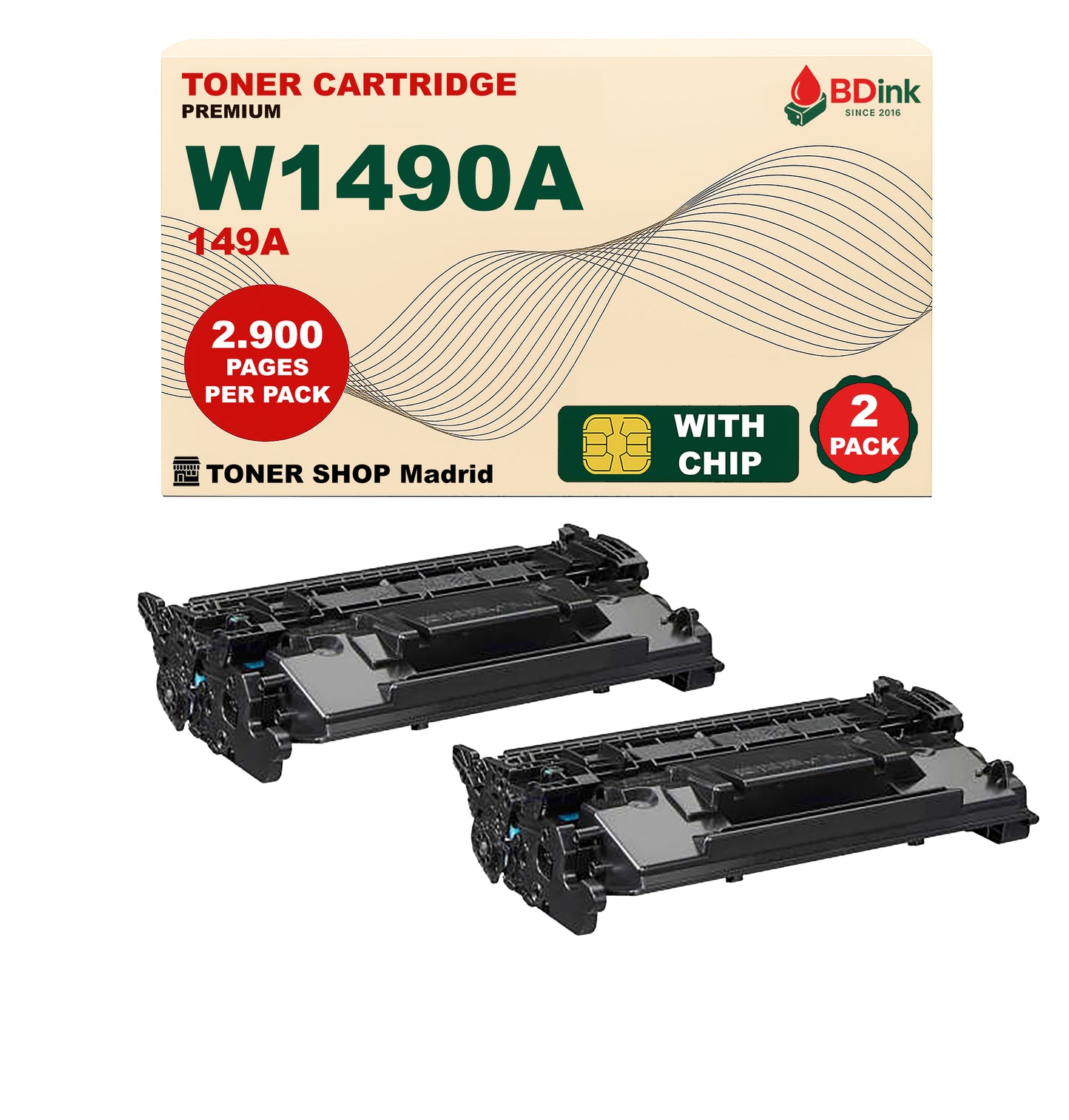 BDink Tóner Compatible HP 149A/W1490A Negro