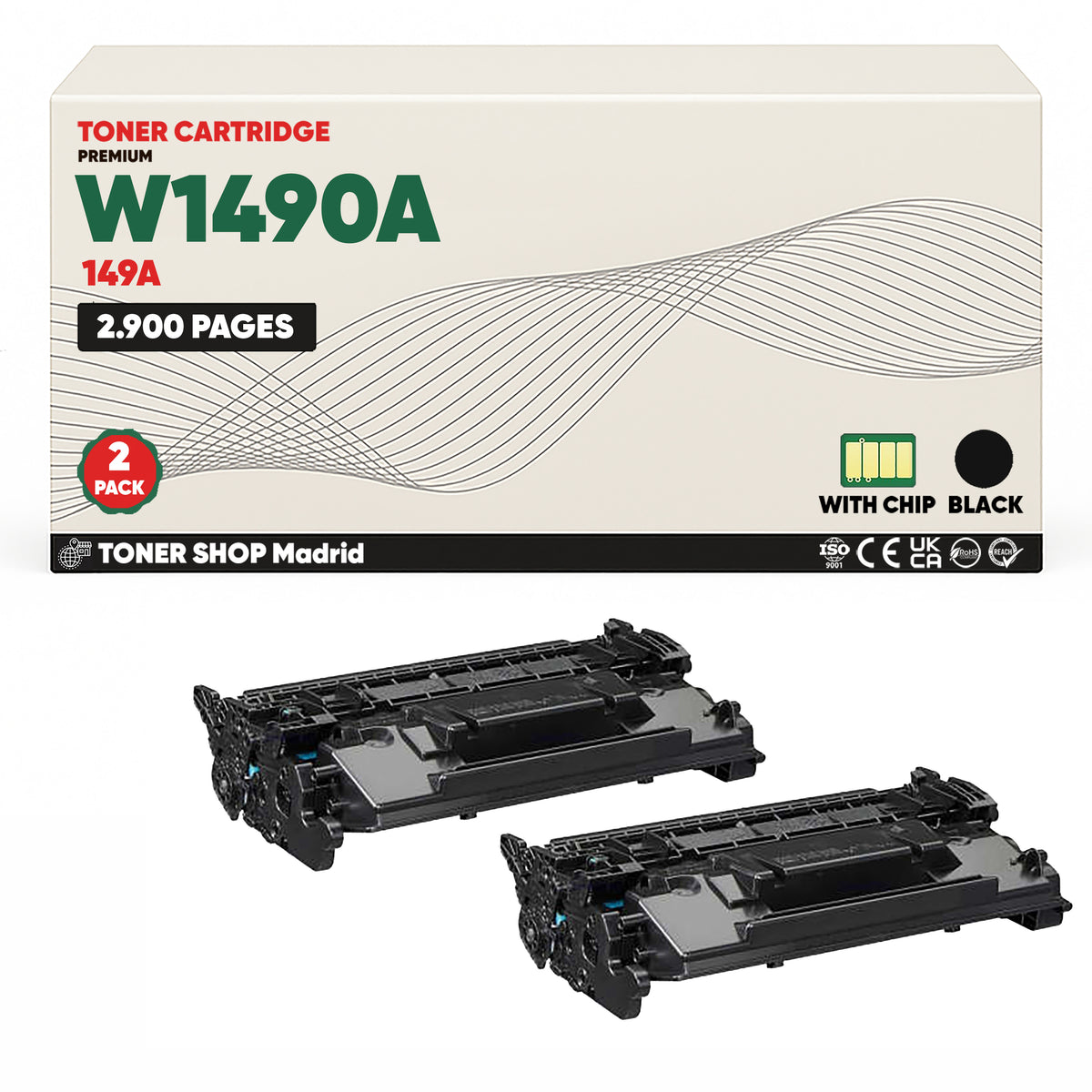 BDink Tóner Compatible HP 149A/W1490A Negro