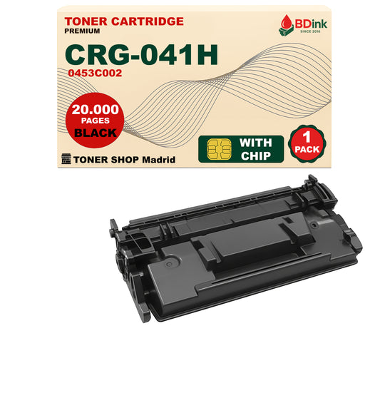 BDink Cartucho Tóner Compatible Canon 041H Negro