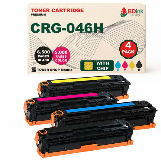BDink Tóner Compatible Canon 046H (CMYK Pack 4)