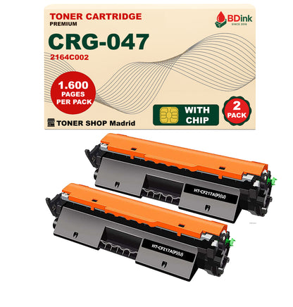 BDink Cartucho Tóner Compatible Canon 047 Negro