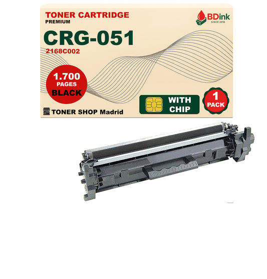 BDink Cartucho Tóner Compatible Canon 051 Negro