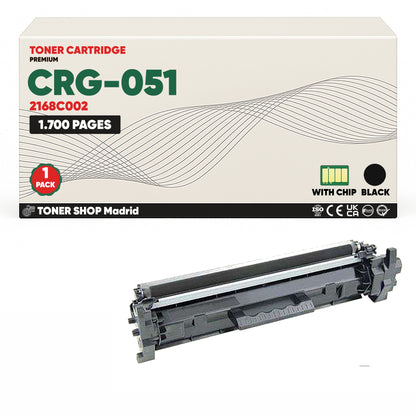 BDink Cartucho Tóner Compatible Canon 051 Negro