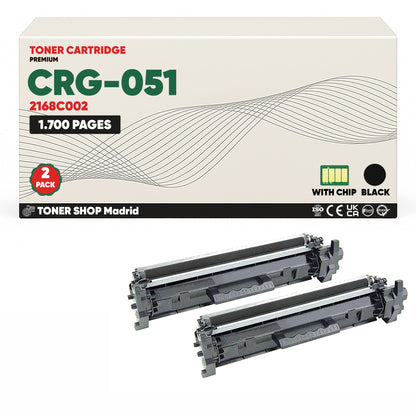 BDink Cartucho Tóner Compatible Canon 051 Negro