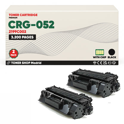 BDink Cartucho Tóner Compatible Canon 052 Negro