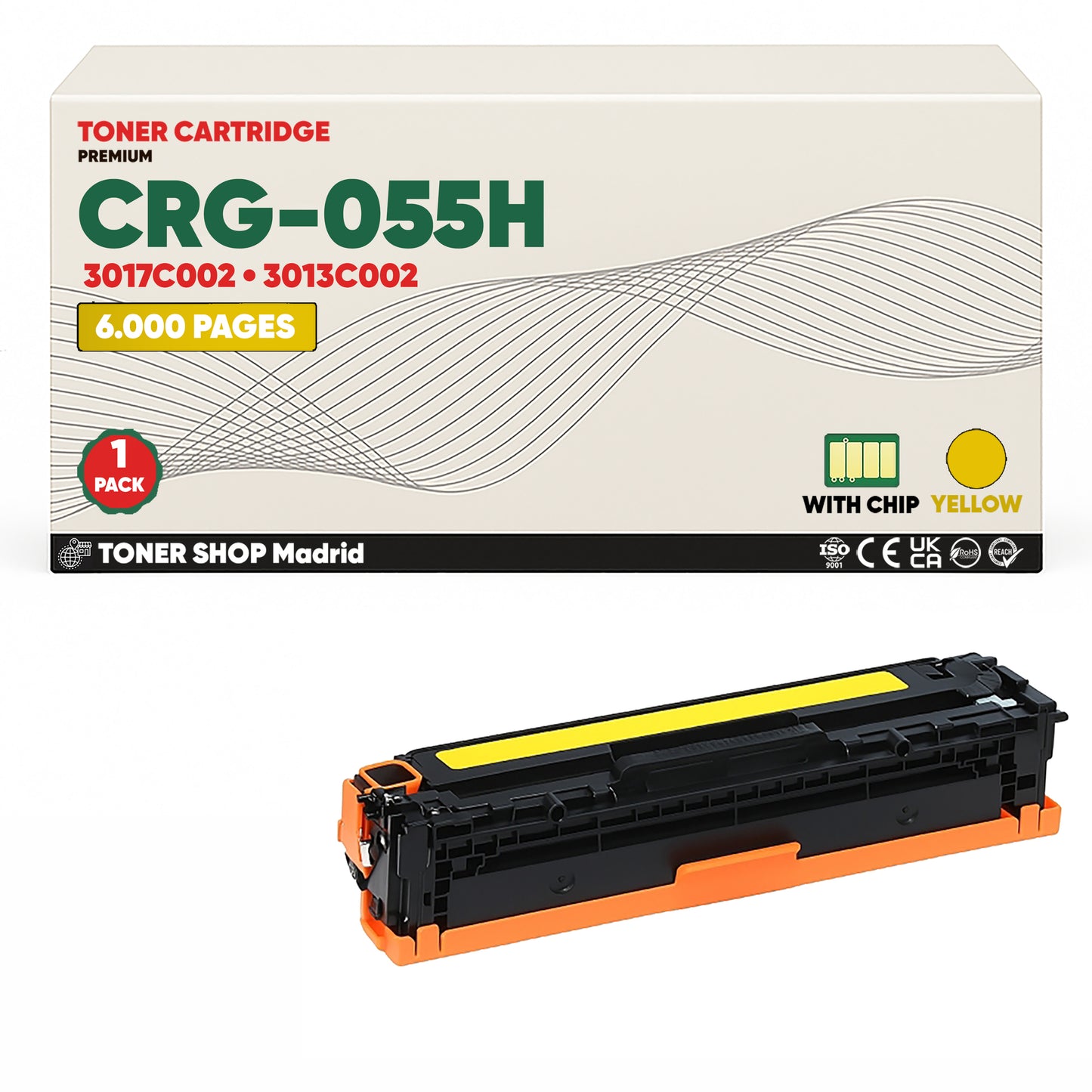 BDink Tóner Compatible Canon 055H (CMYK 4 Pack)