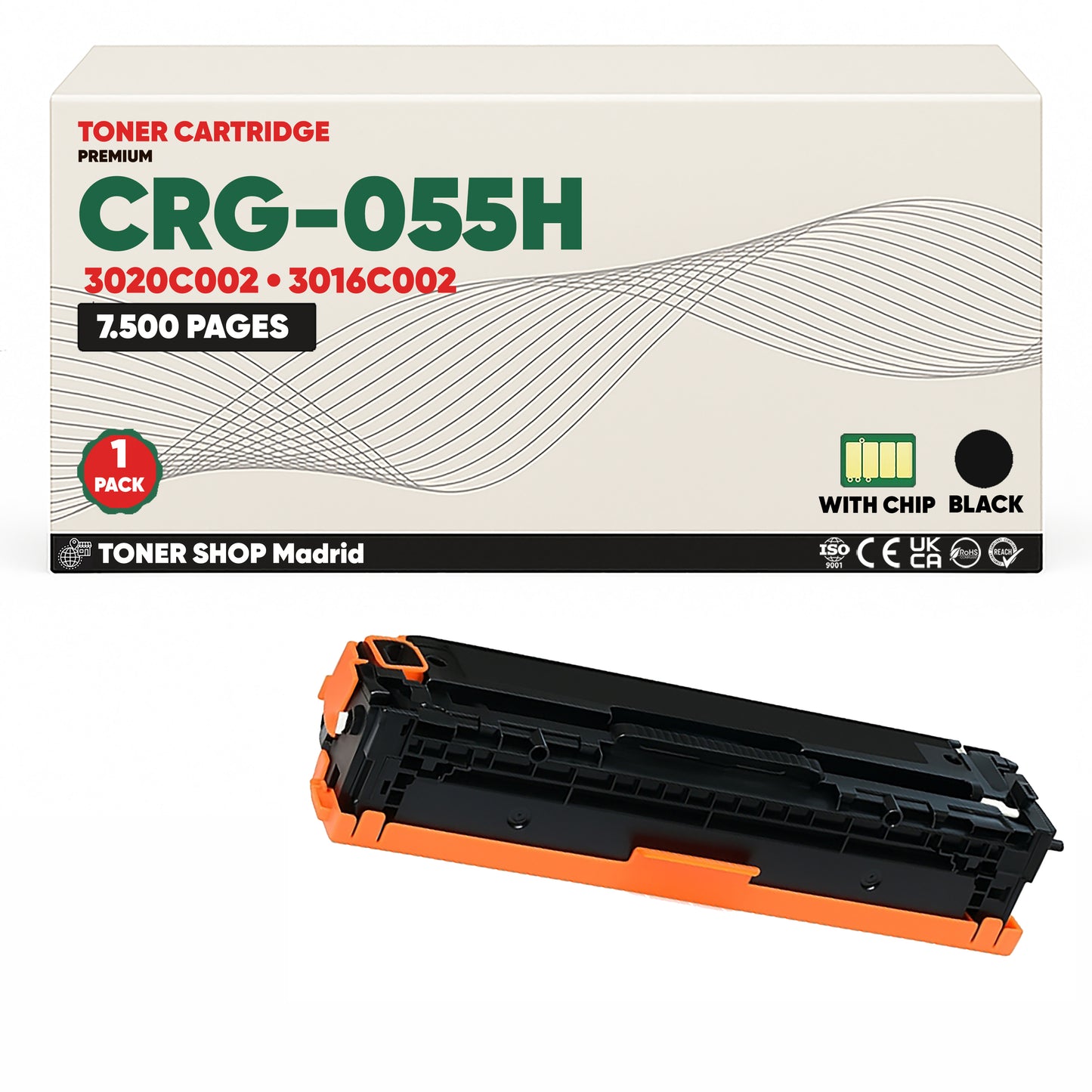 BDink Tóner Compatible Canon 055H (CMYK 4 Pack)