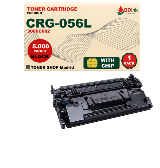 BDink Cartucho Tóner Compatible Canon 056L Negro