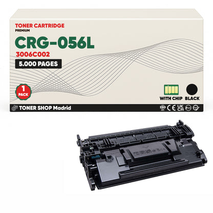 BDink Cartucho Tóner Compatible Canon 056L Negro