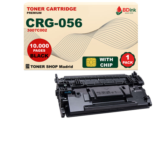 BDink Cartucho Tóner Compatible Canon 056 Negro