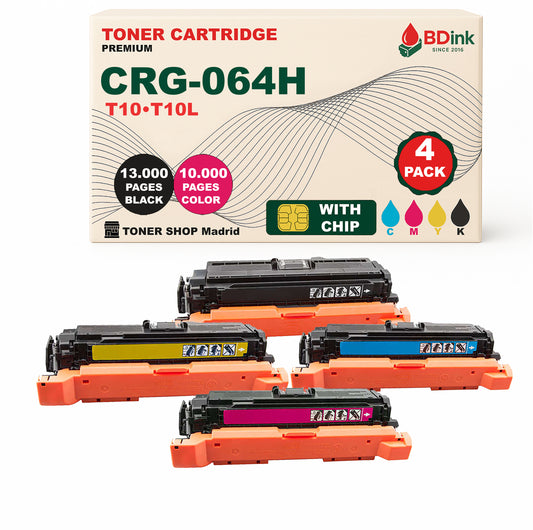 BDink Tóner Compatible Canon 064H/T10/T10L (CMYK Pack 4)