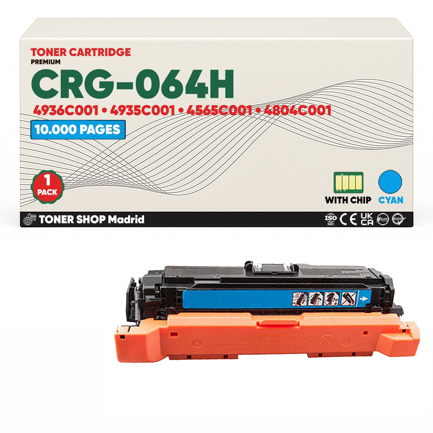 BDink Tóner Compatible Canon 064H/T10/T10L (CMYK Pack 4)