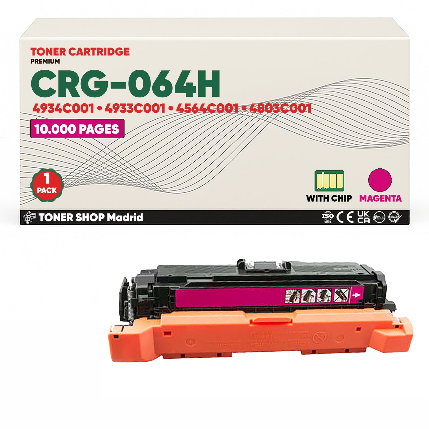 BDink Tóner Compatible Canon 064H/T10/T10L (CMYK Pack 4)